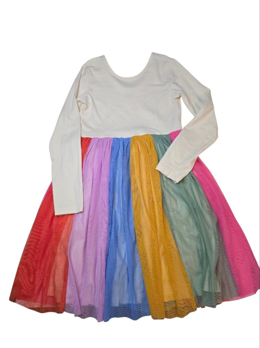 Hanna Andersson Rainbow Tulle Dress